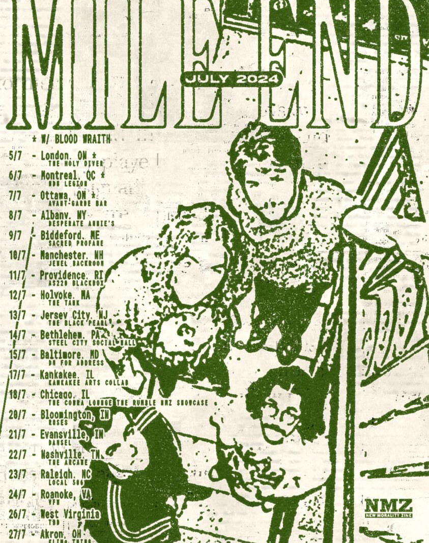 Hardcore band Mile End share "Bind" - new single and video