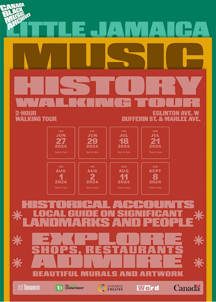 Canada Black Music Archives Announces The Little Jamaica Music History Walking Tour In Toronto