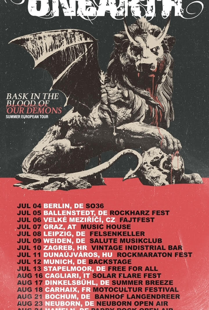 Unearth Unleashes Intense New Digital EP 'Bask In The Blood Of Our Demons'