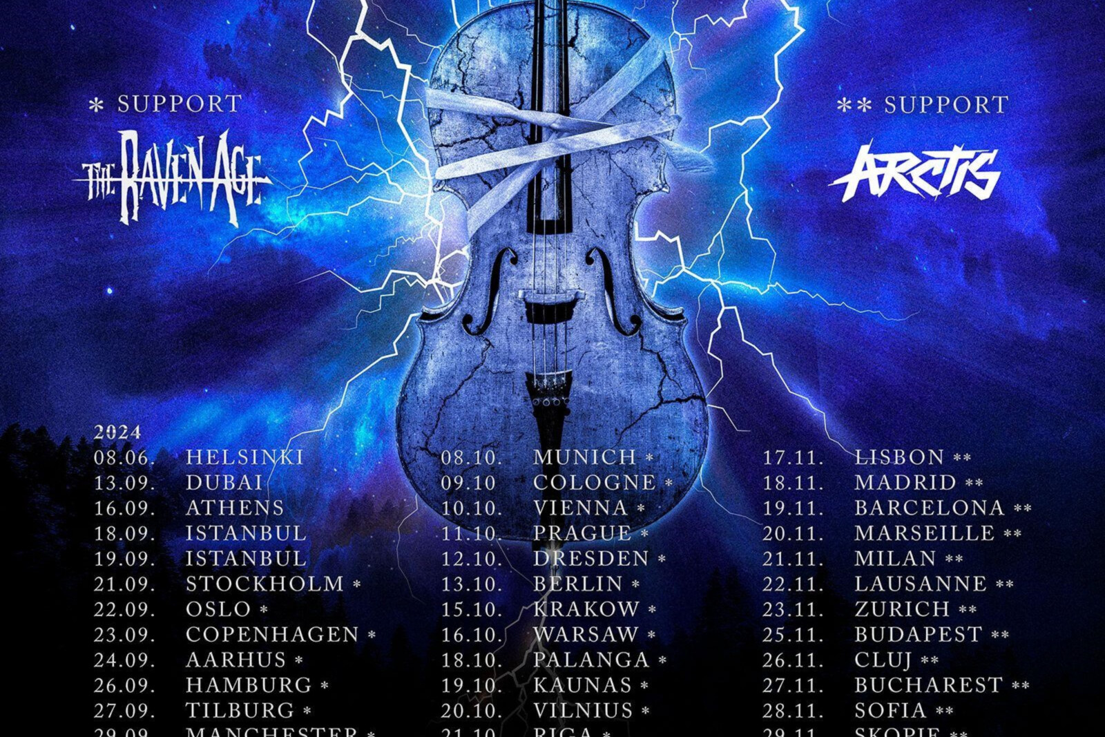 Finnish Modern Metal Powerhouse ARCTIS sign Record Deal with Napalm Records