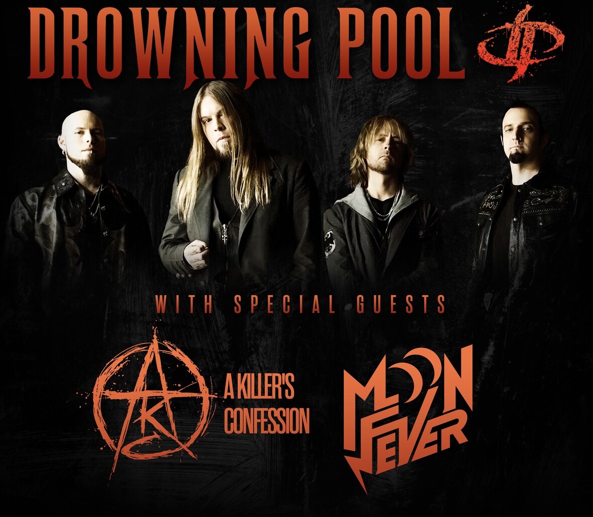 Drowning Pool Announces July Tour Dates with A Killer's Confession and Moon Fever