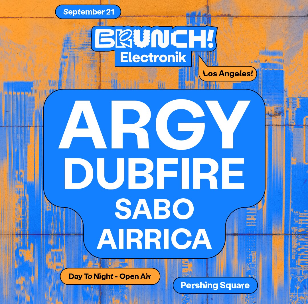 Brunch Electronik Announces Argy, Dubfire, Sabo, and Airrica for Second Los Angeles Edition in September