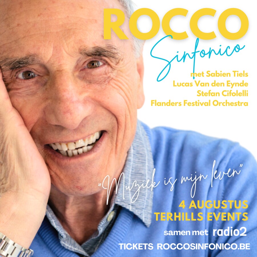 Lucas Van den Eynde, Stefan Cifolelli en Sabien Tiels vieren met ‘Rocco Sinfonico’ volgende maand in Maasmechelen en Brasschaat de 86ste verjaardag van Rocco Granata