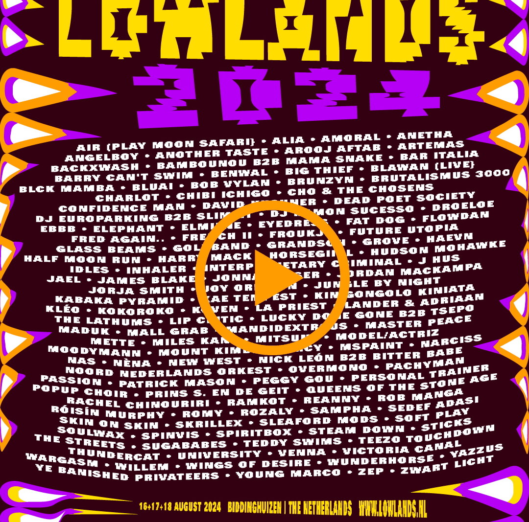 De laatste namen voor Lowlands 2024