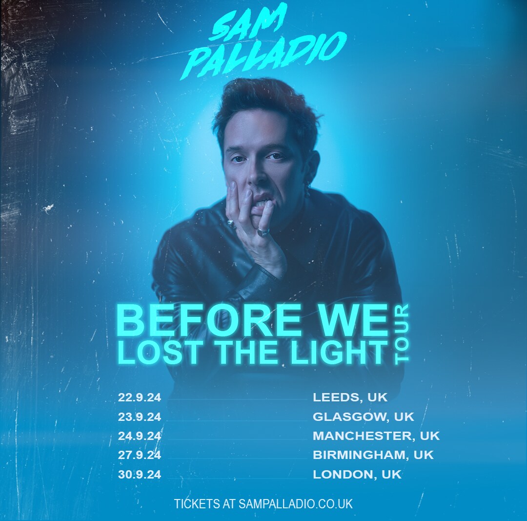 Sam Palladio announces UK headline tour