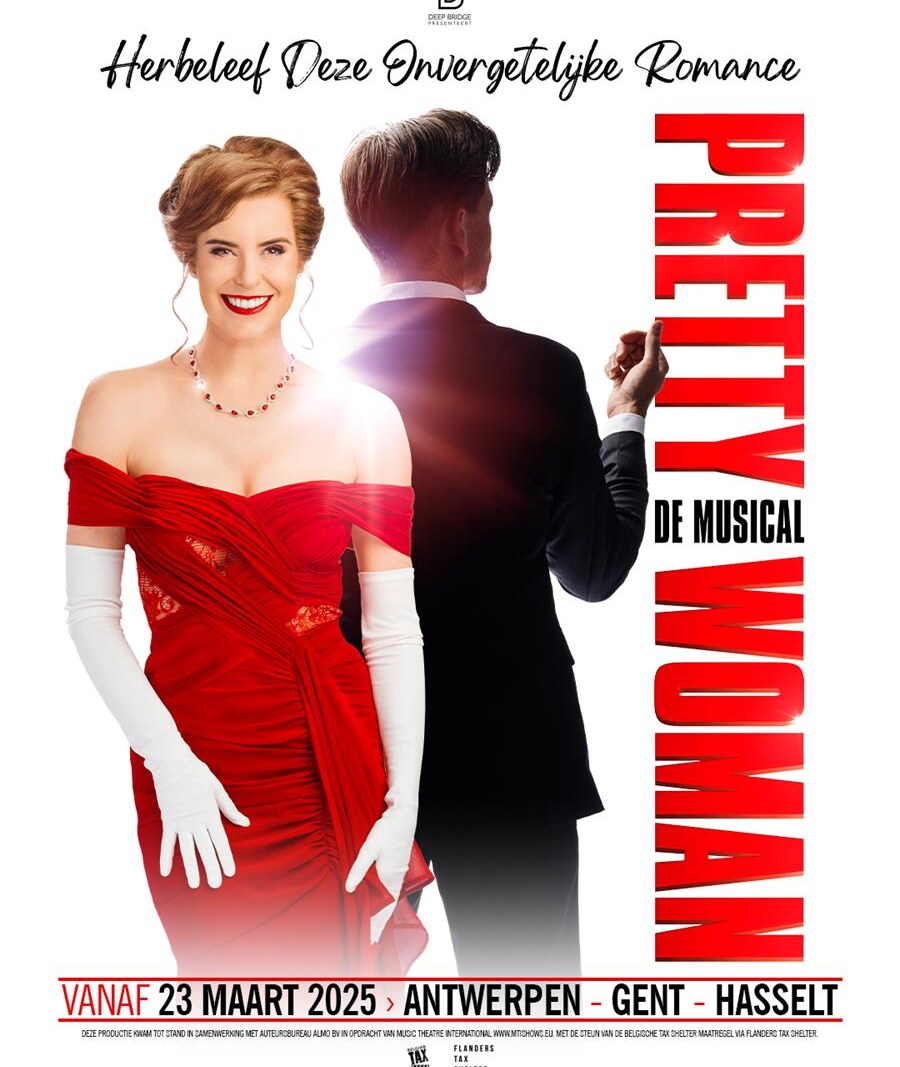 Helle Vanderheyden straalt als 'Pretty Woman' in Nicky Vankets-versie iconische, rode jurk