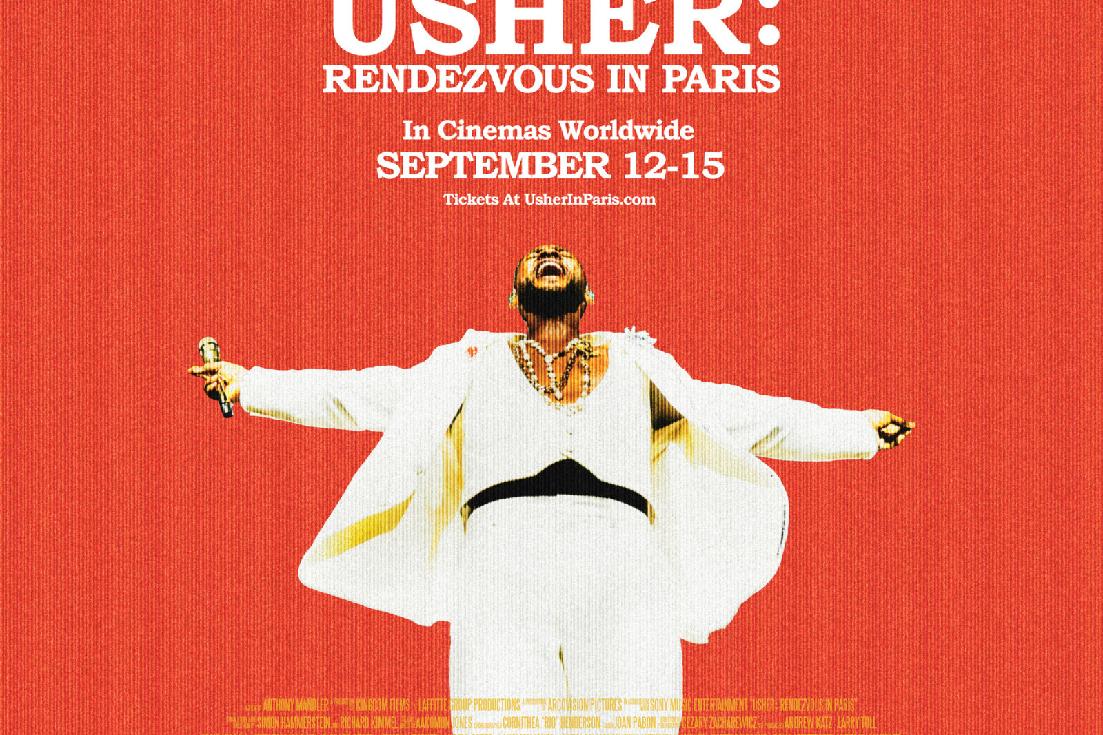 Usher: RENDEZVOUS IN PARIS Coming to Global Cinemas September 12