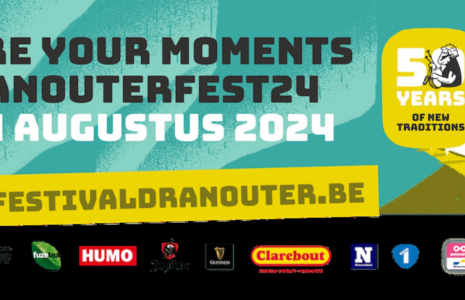 Uitverkochte jubileumeditie Festival Dranouter uit de startblokken