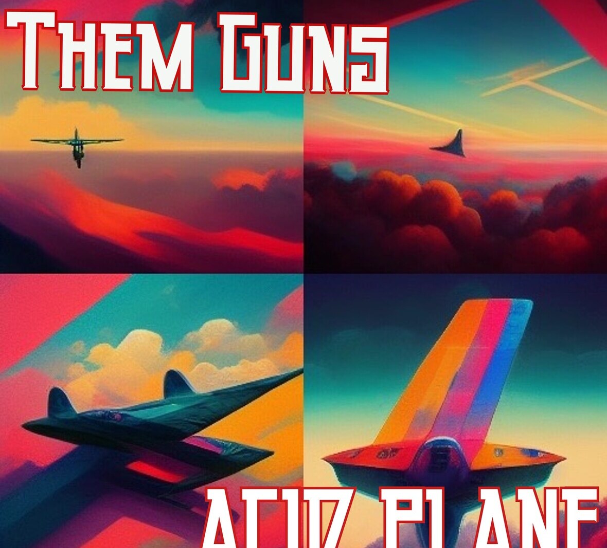 Them Guns Release New Single "Acid Plane" + Music Video via TLG|ZOID / Virgin Music Group.