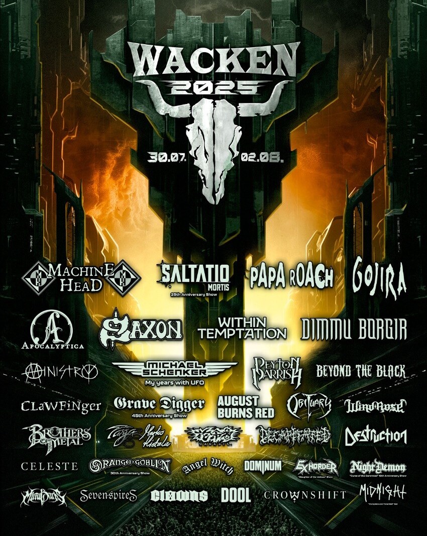  The 33rd edition of Wacken Open Air was a full success. 
