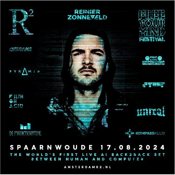 Reinier Zonneveld to Debut Groundbreaking AI Project This Weekend at R² Festival