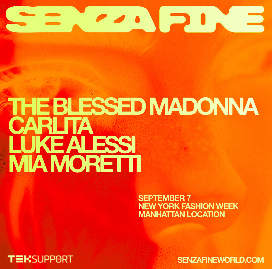 Carlita & Teksupport Announce Senza Fine Lineup ft. The Blessed Madonna, Mia Moretti, Carlita, & Luke Alessi