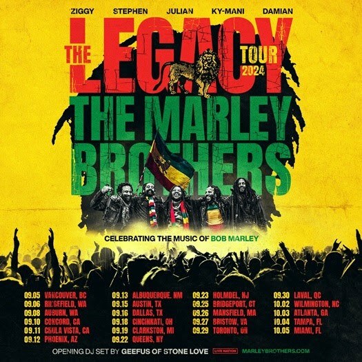 The Marley Brothers unite for The Legacy Tour