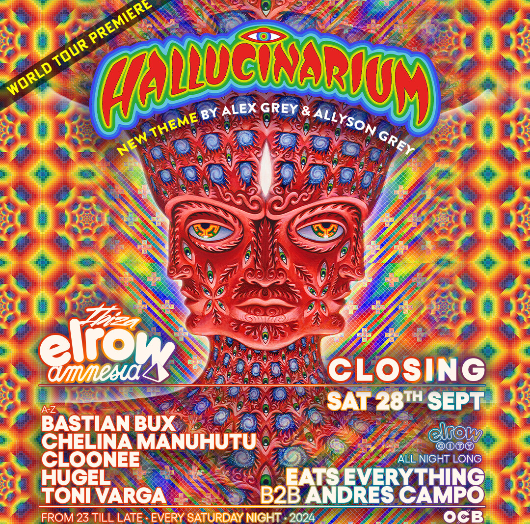 el row Announce New Concept 'Hallucinarium' Premiering At Amnesia Ibiza (9/28) In Collaboration w/ Alex & Allyson Grey