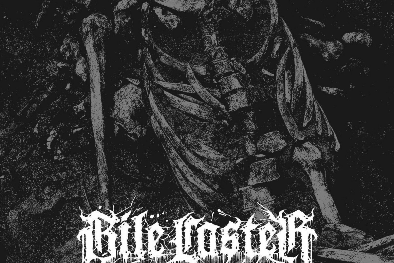 Bile Caster unleash the caustic sludge of Writhing Between Birth And Death