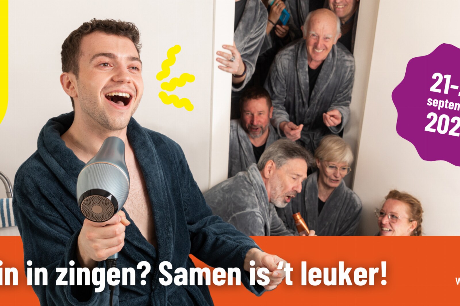 Samen zingen in Vlaanderen en Brussel van 21 tot 29.09