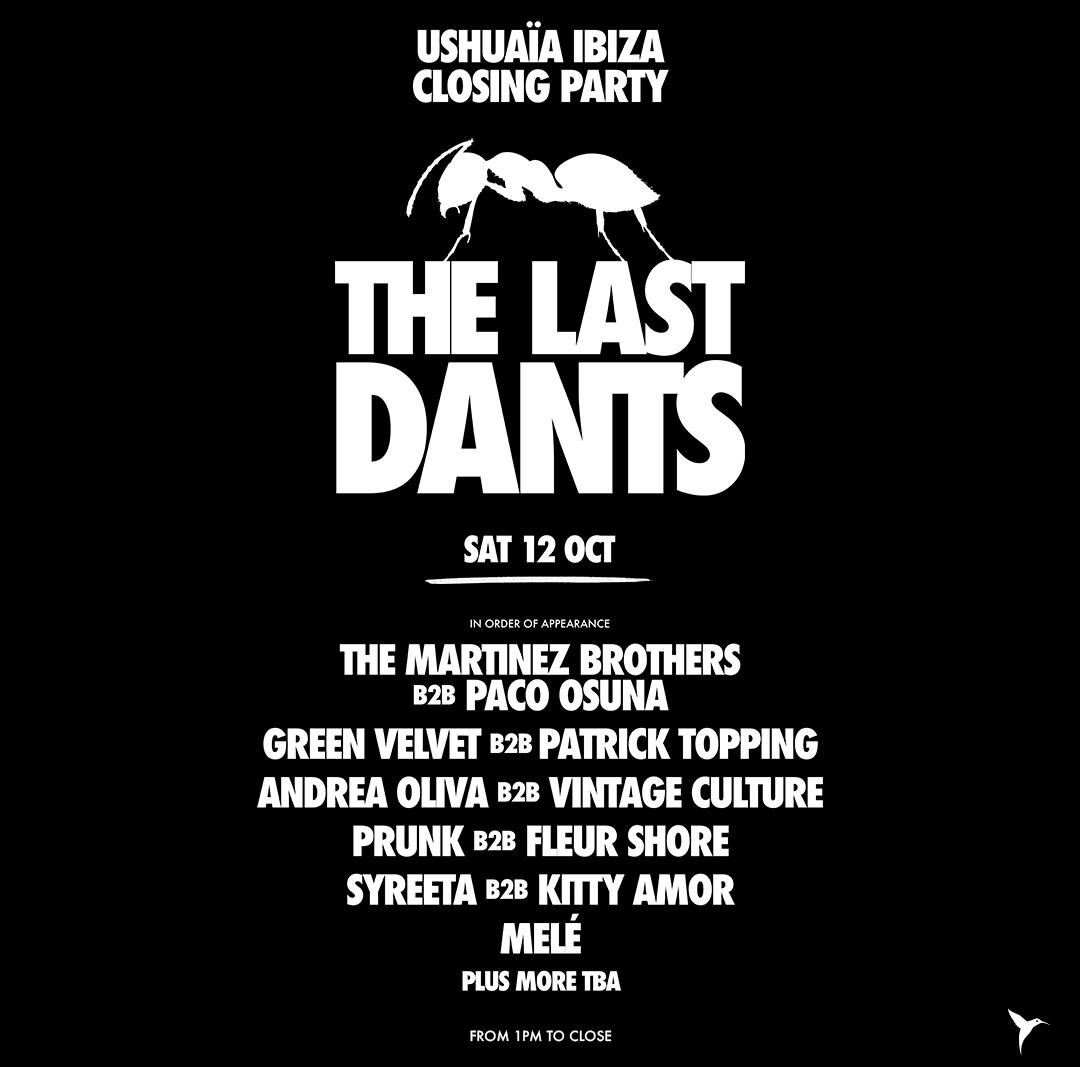 Ushuaïa Ibiza 2024 Closing Party - The Last dANTS