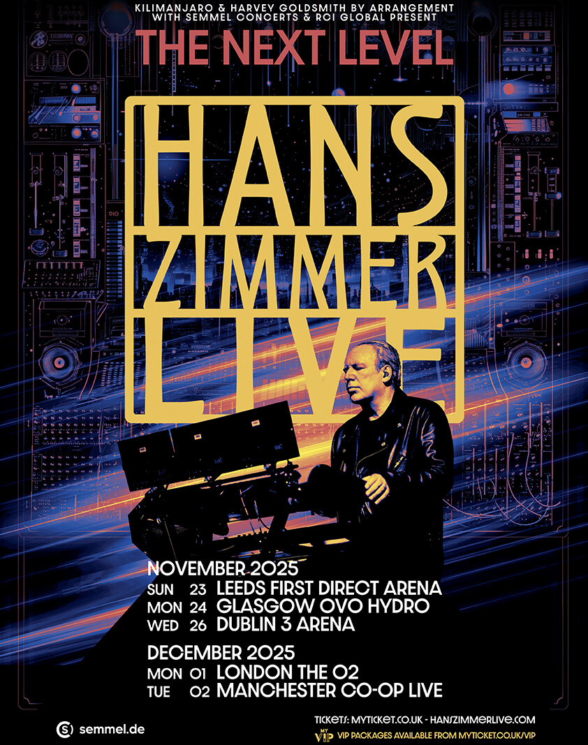 Hans Zimmer announces major European tour for 2025-26