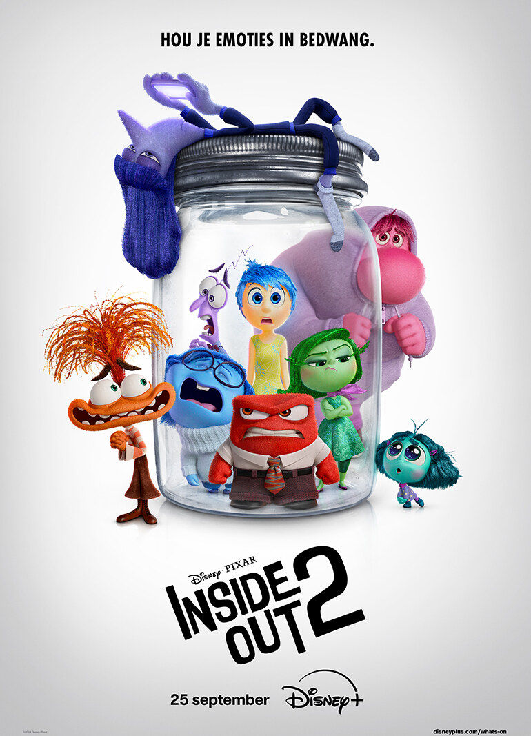"Inside Out 2" van Disney en Pixar komt op 25 september naar Disney+