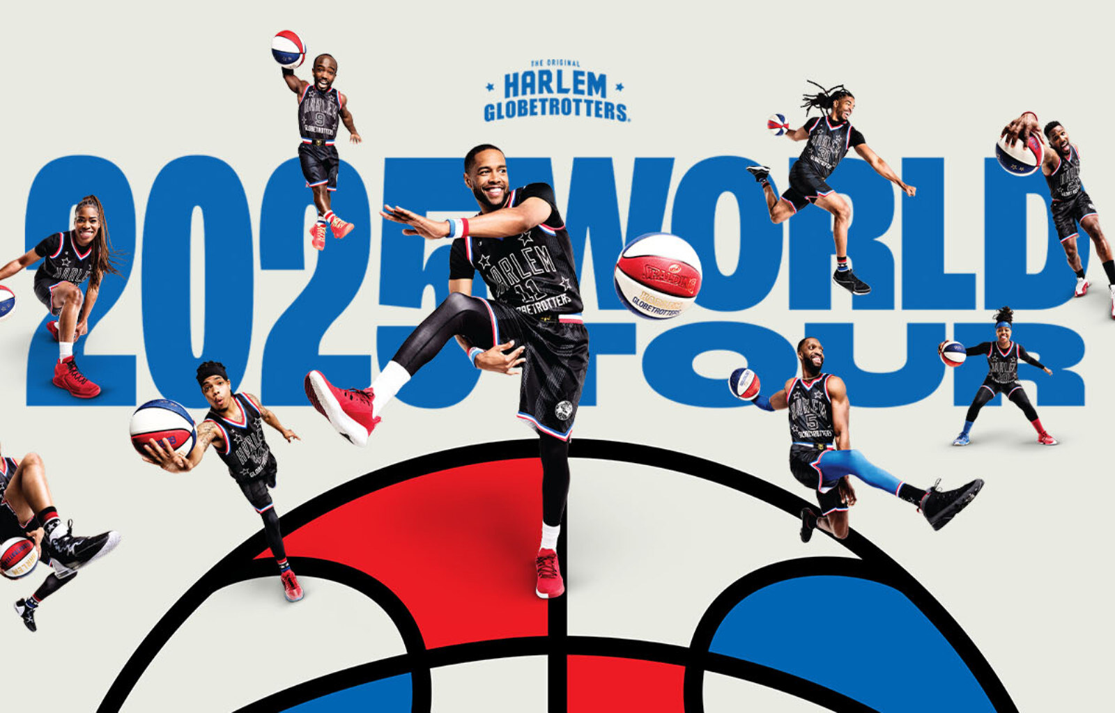 Harlem Globetrotters komen op 1 en 2 maart naar België met 'Harlem Globetrotters 2025 World Tour’