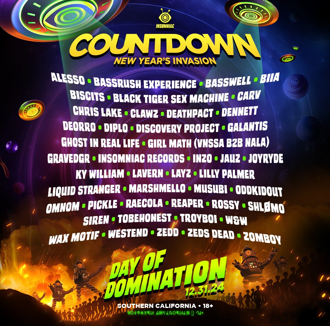 Countdown NYE Announces Chris Lake, Lilly Palmer, Shlømo, BIIA, Girl Math (VNSSA b2b Nala), OMNOM, + More for 2024 Edition