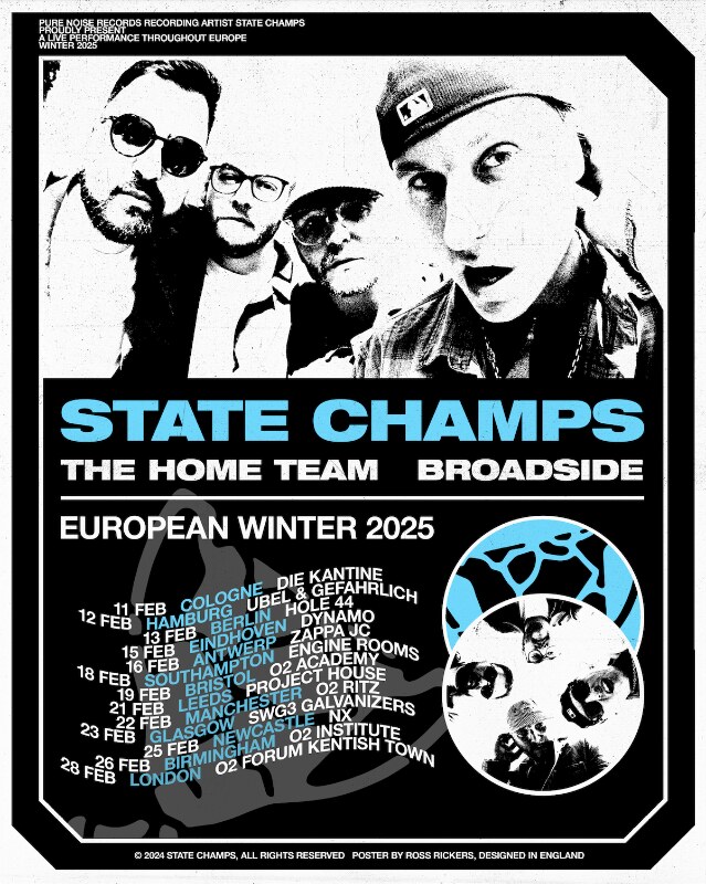 State Champs Announce UK & EU Tour Winter 2025