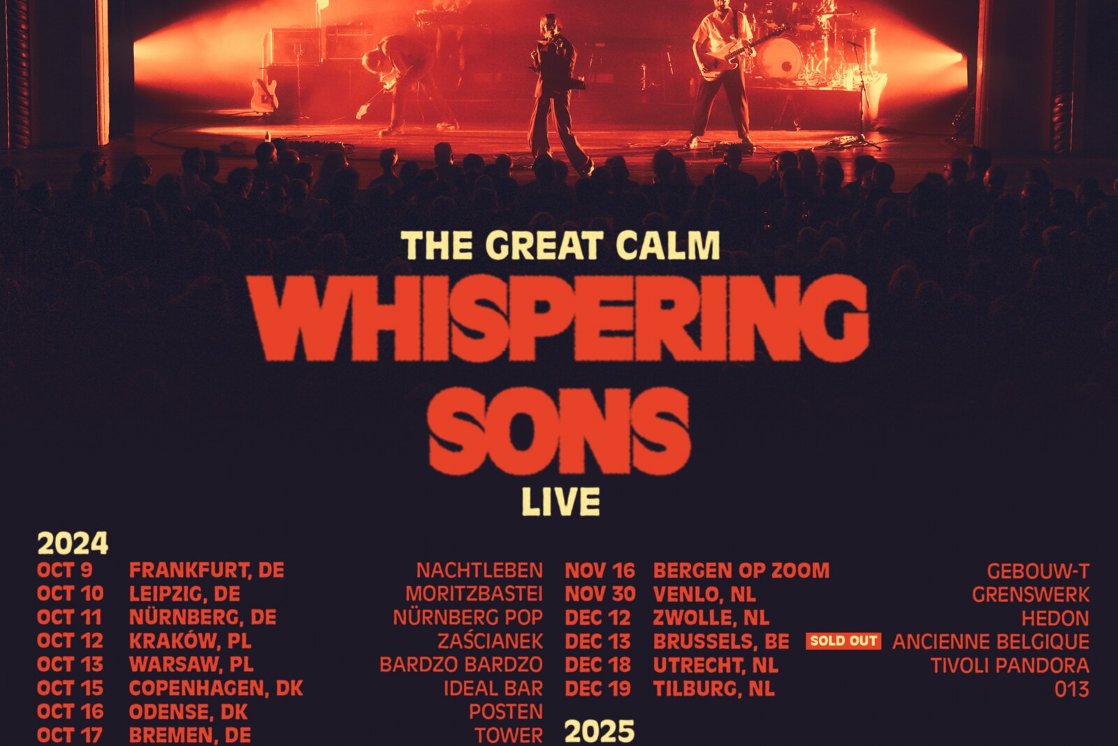 Whispering Sons | 'The Great Calm' European tour 2024 + 2025
