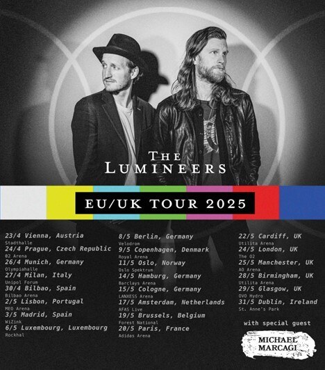 The Lumineers Announce EU/UK Tour - Live From Wrigley Field Album Out  Friday September 27