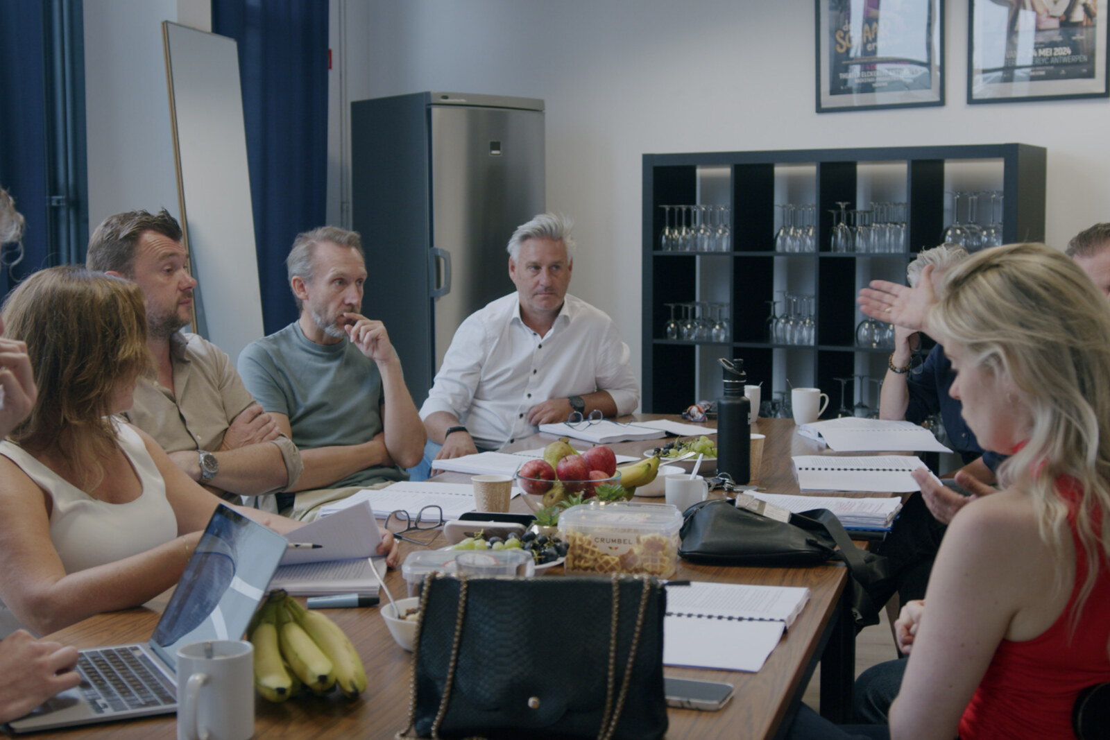 Cast van De Schaar Erin is er klaar voor om naar Theater Elckerlyc te trekken o.l.v. regisseur Frank De Kaey