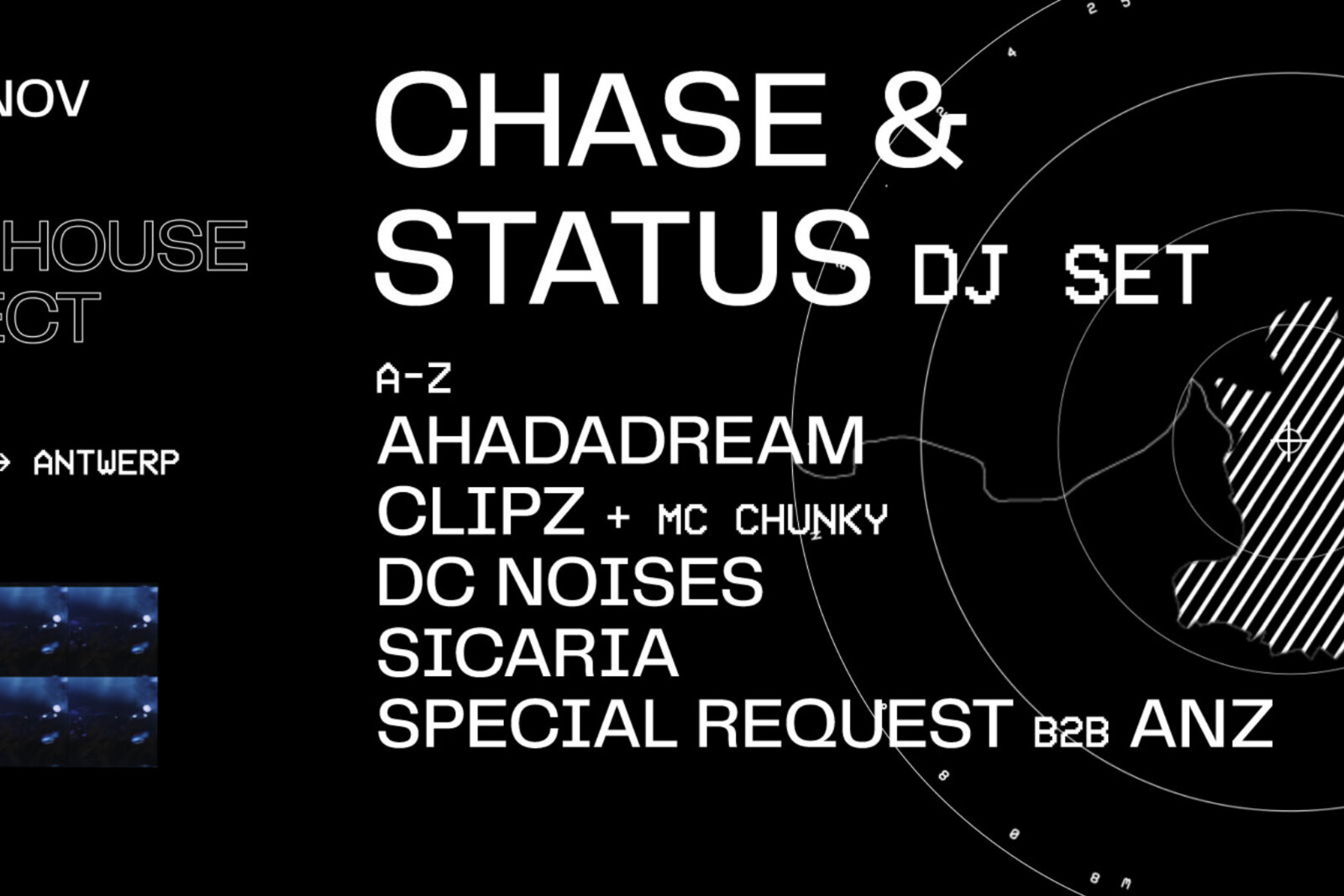 The Warehouse Project Antwerp speelt op zaterdag 23 november 2024 in Waagnatie