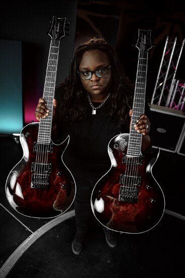 Diamond Rowe of Tetrarch becomes first female Jackson Guitars signature artist