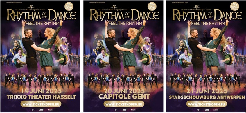 Ierse danssensatie Rhythm of the Dance keert terug naar België met adembenemende nieuwe show ‘Feel The Rhythm’