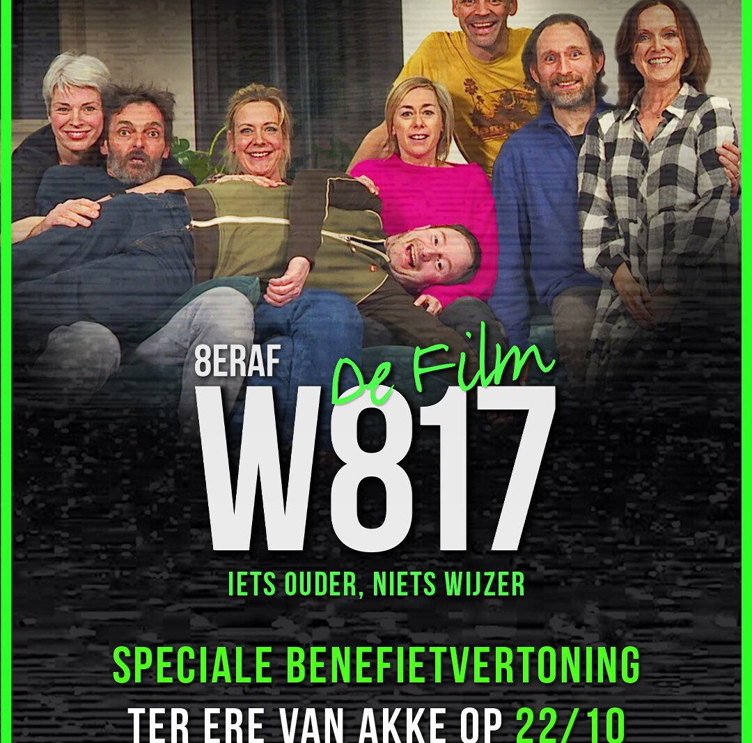 Speciale benefietvertoning van de W817-film ‘8eraf’ ter nagedachtenis van Aron Wade