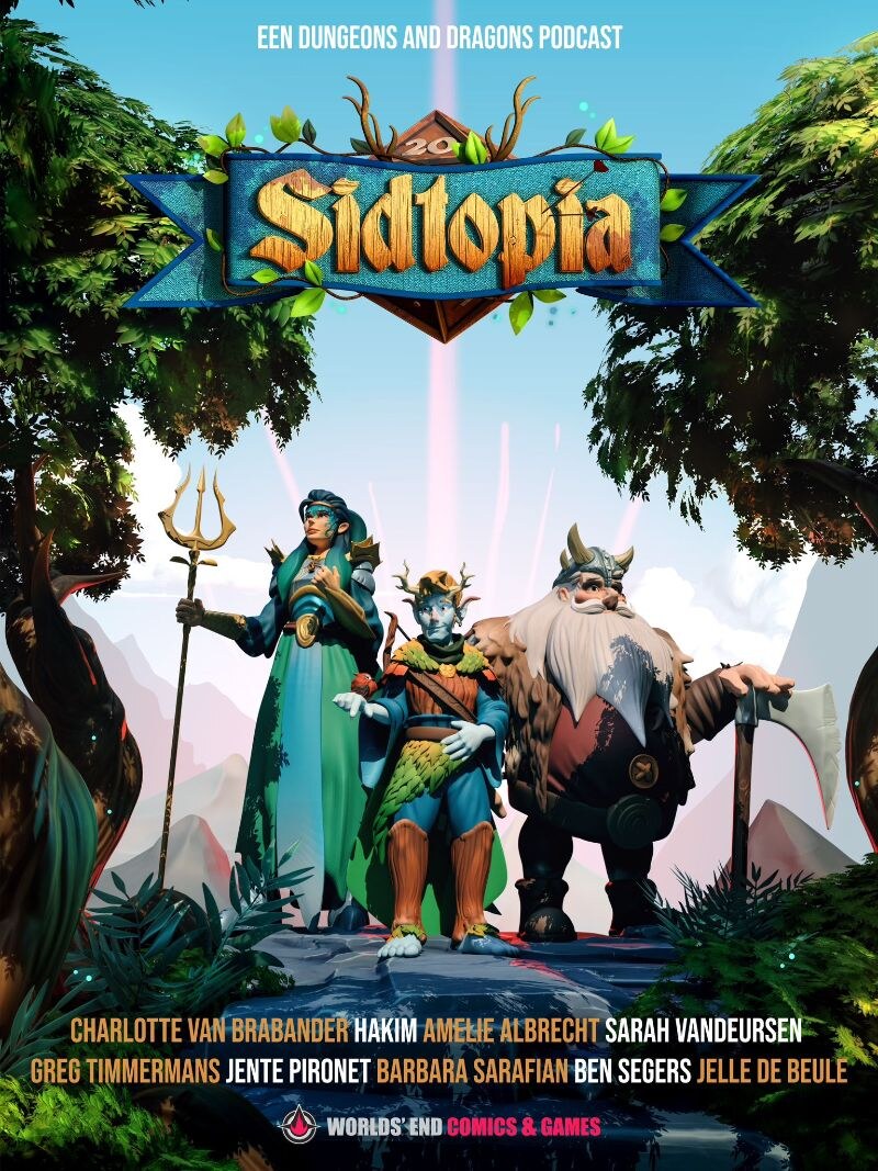 Sid Van Oerle lanceert podcast 'Sidtopia' geïnspireerd door Dungeons & Dragons