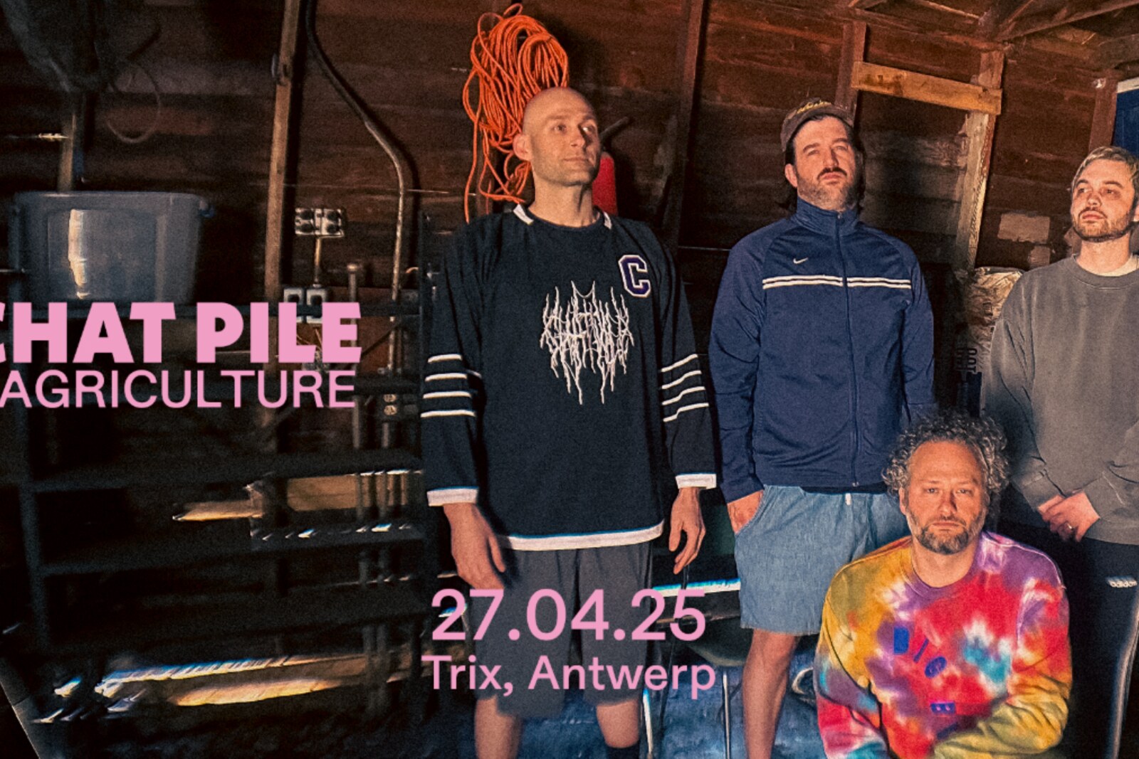 Chat Pile speelt op 27 april 2025 in Trix