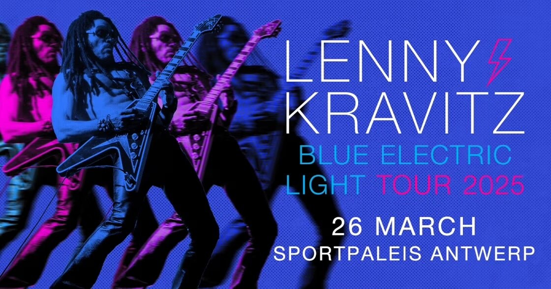 Lenny Kravitz speelt op woensdag 26 maart in het Sportpaleis in Antwerpen