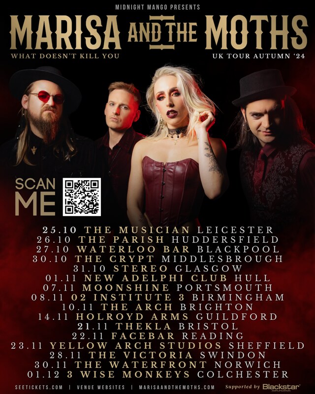 Grunge rockers Marisa And The Moths release new video ahead of UK tour