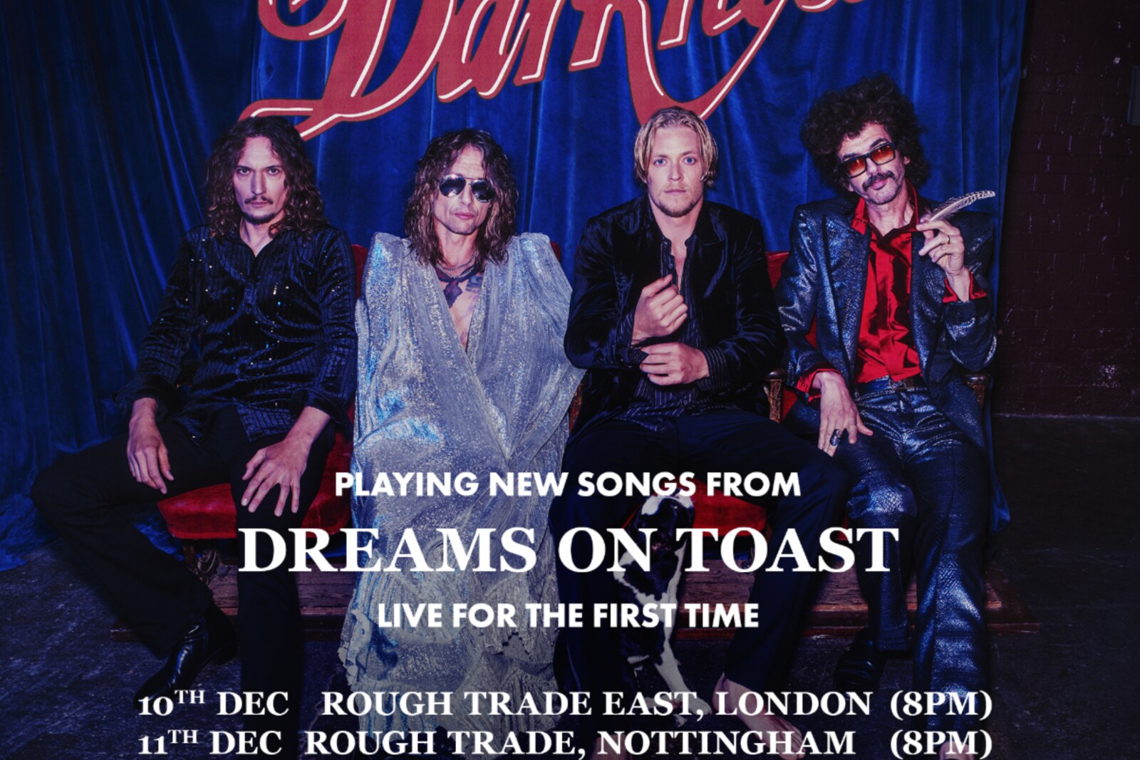 The Darkness announce intimate Rough Trade instore tour