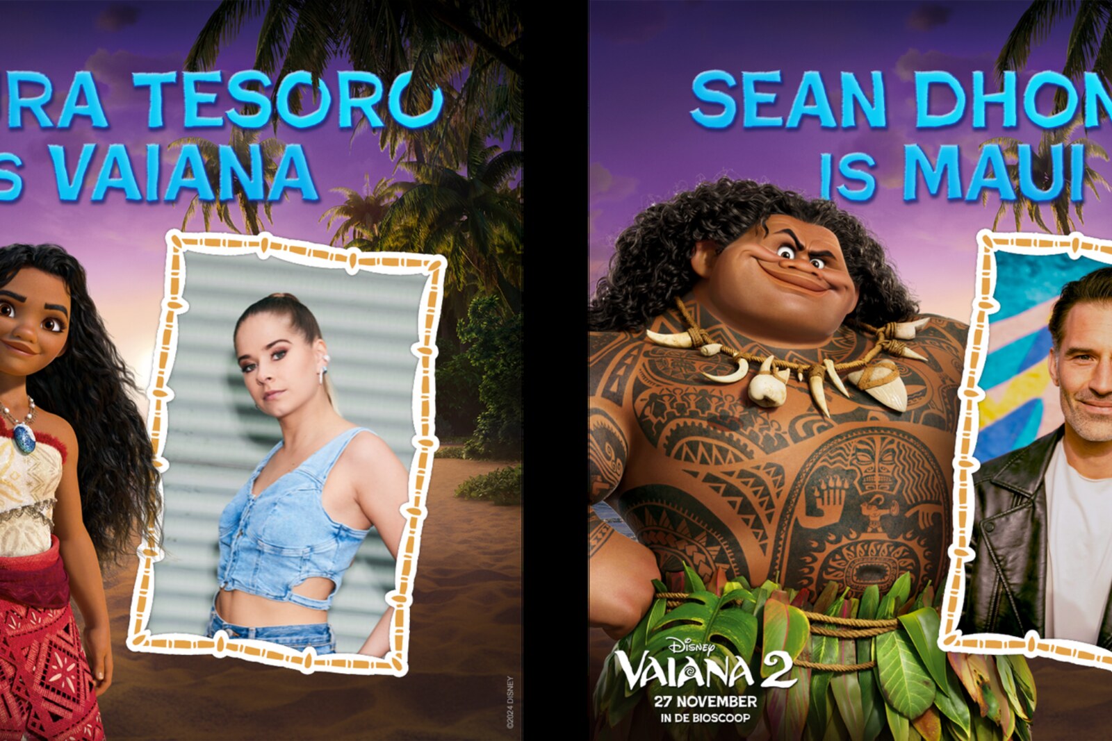 Laura Tesoro en Sean Dhondt keren terug in de Vlaamse versie van "Vaiana 2"