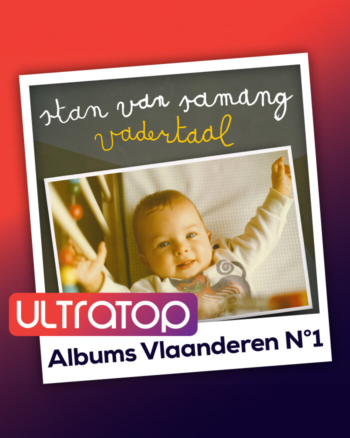 Stan Van Samang komt met 'Vadertaal' meteen binnen op #1 in de Vlaamse Ultratop album charts