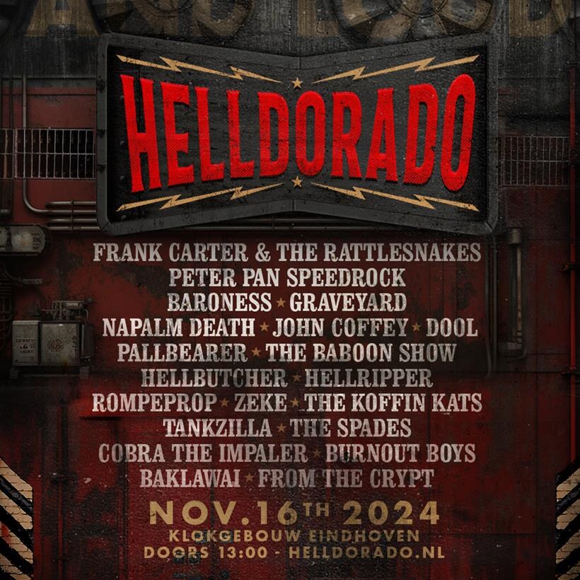 Definitieve line-up HELLDORADO bekend 