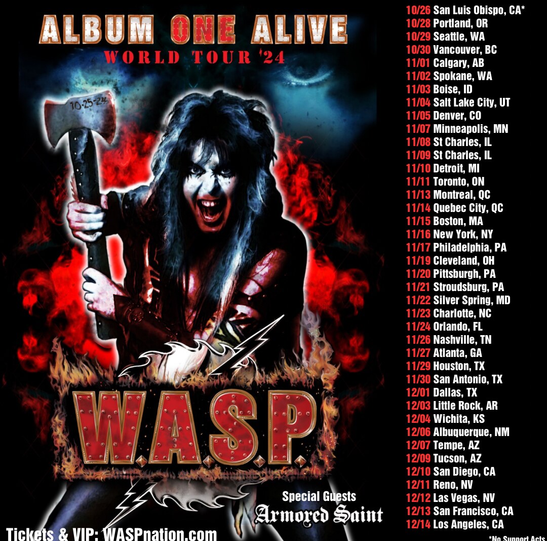 W.A.S.P. Debut the W.A.S.P. Museum as Part of their Album ONE Alive Tour VIP Experience