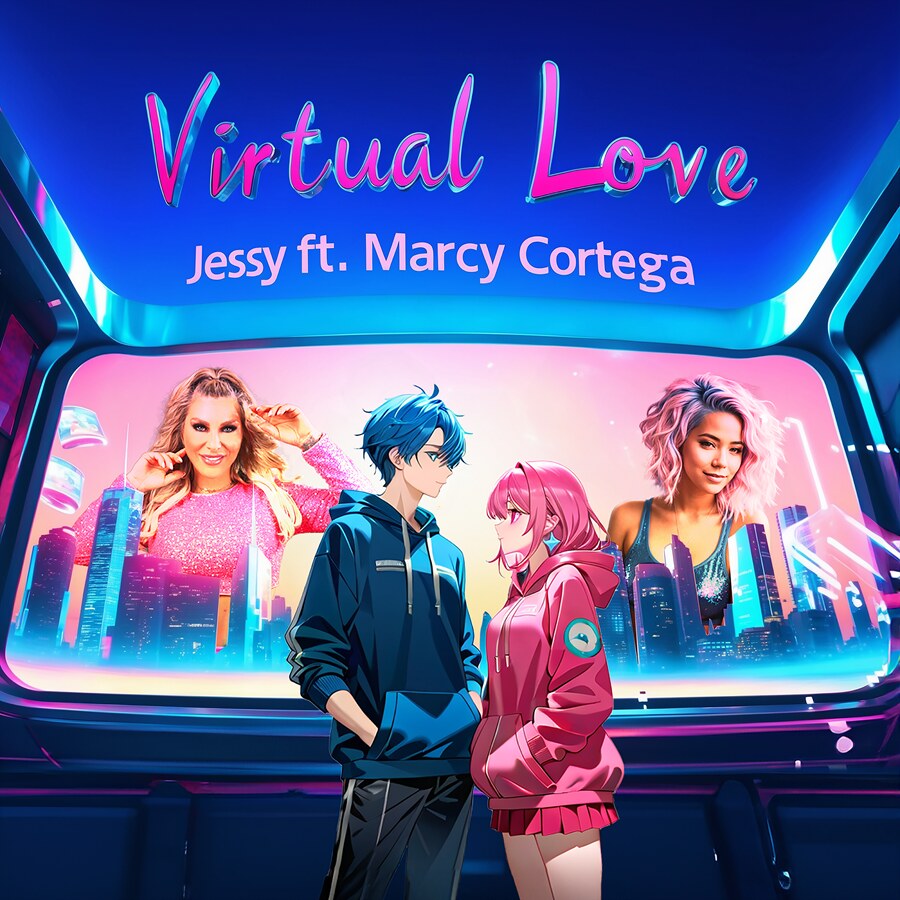 Virtuele zangeres Marcy Cortega brengt met Jessy (The Mackenzie) ‘Virtual Love’ uit