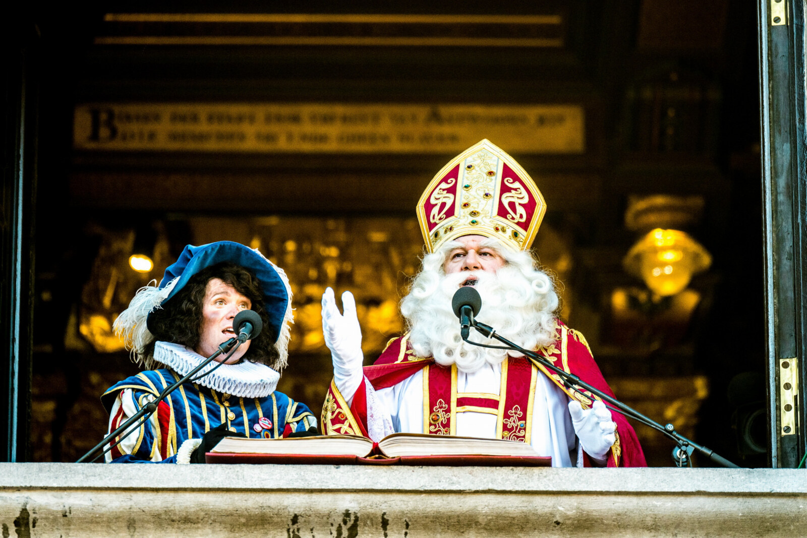Telegram van de Sint:: hij komt, Hij komt,.. die lieve goede Sint