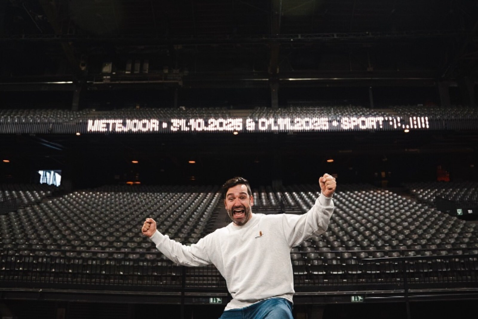 Metejoor binnen exact 1 jaar in het Sportpaleis