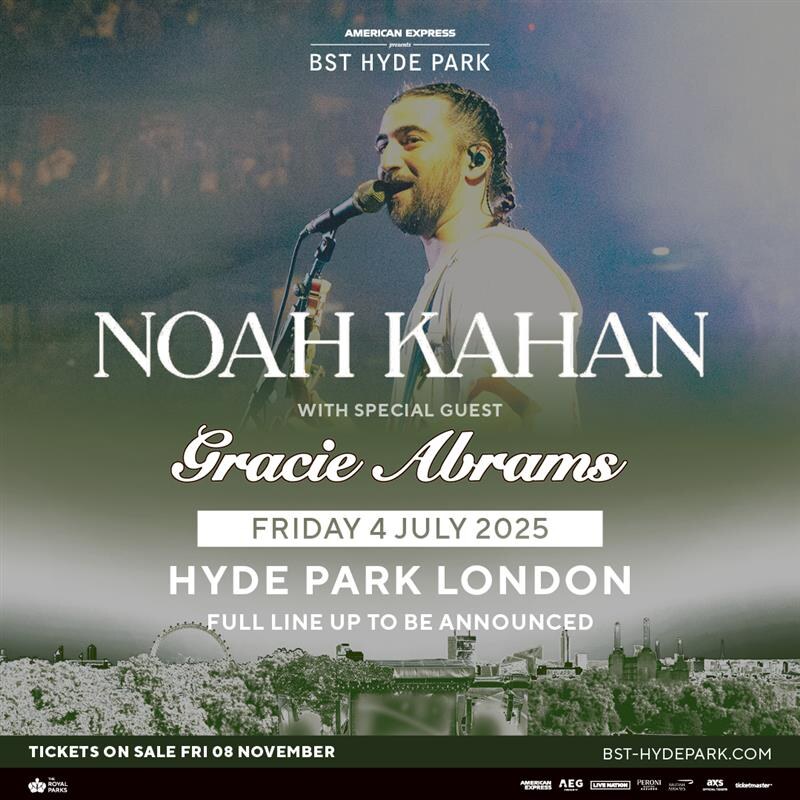 BST Hyde Park reveal next headliner Noah Kahan