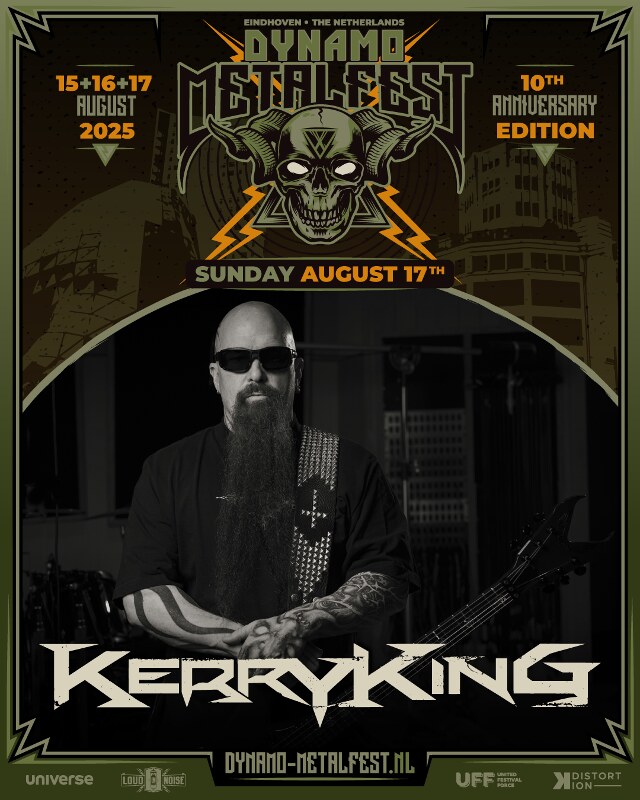 Kerry King komt naar Dynamo MetalFest