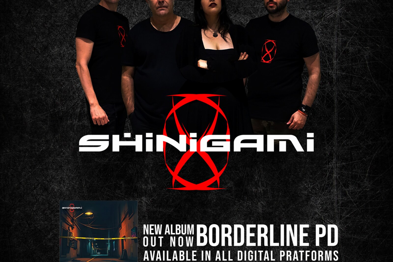 Shinigami present their new album, “Borderline PD”…OUT NOW!!