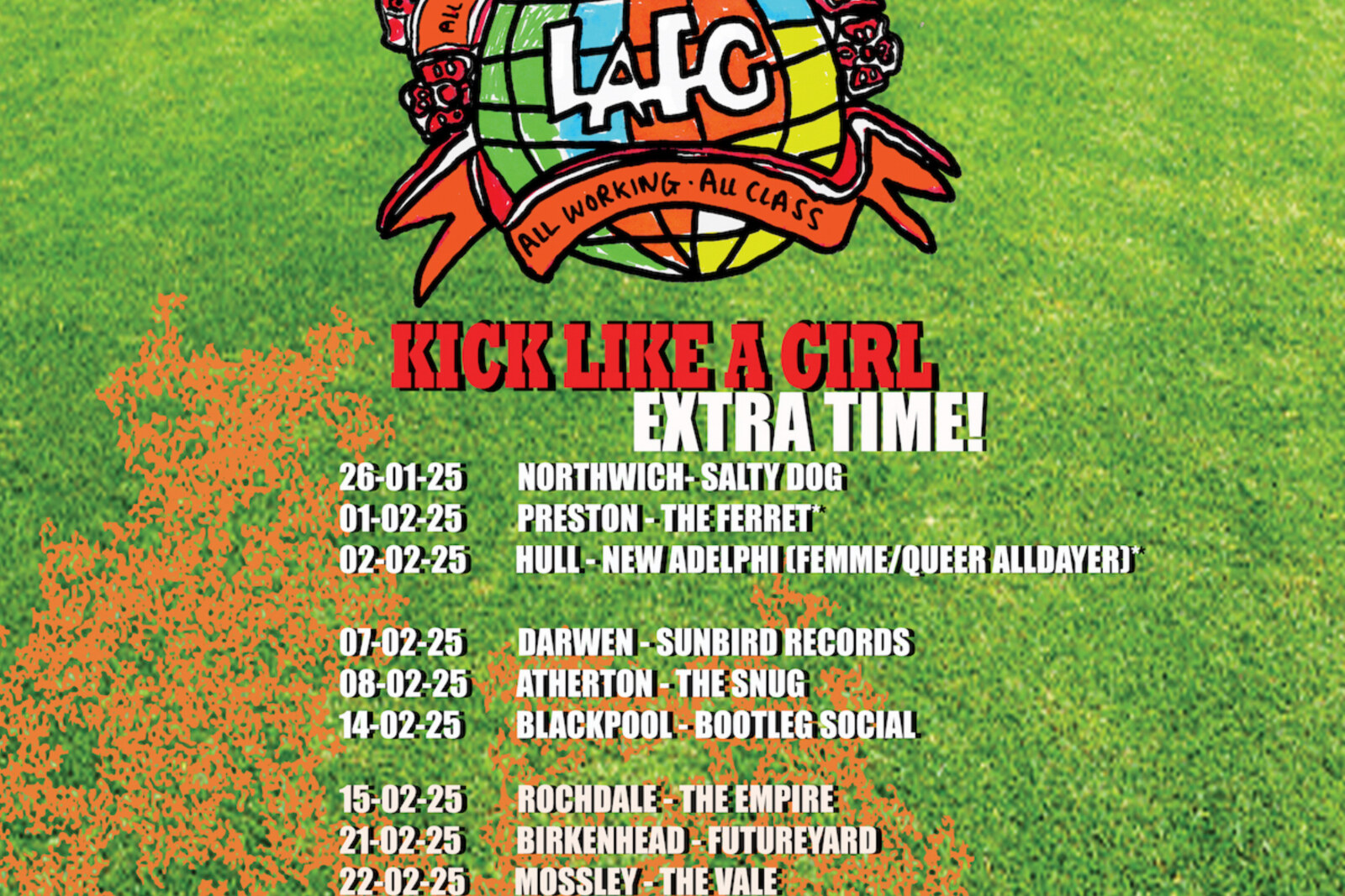 Loose Articles Announce Kick Like A Girl Extra Time! 2025 Tour Dates