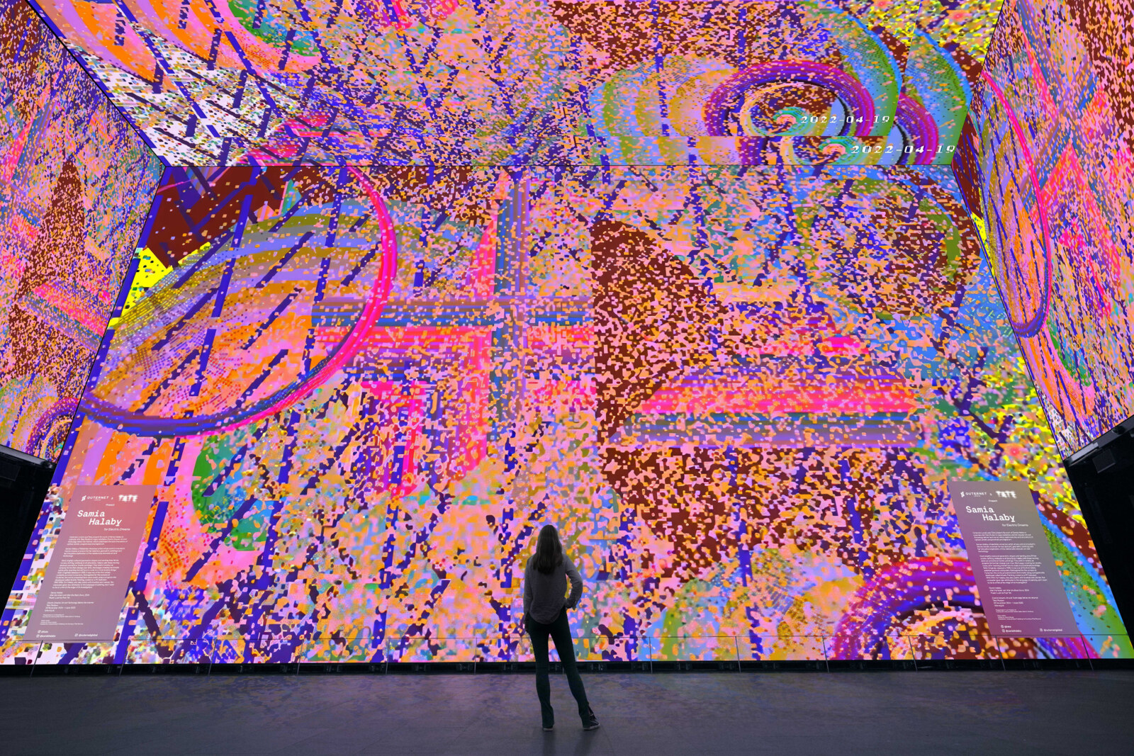 Outernet x Tate Premiere New Trailblazing Work by Samia Halaby